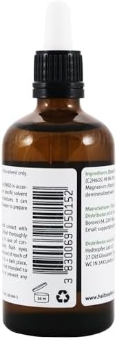 mezcla de aceite dmso y magnesio por el dr. hartmut fischer (3.4 onzas), ingredientes de grado farmacéutico, alta pureza, bajo olor, heiltropfen® mezcla de aceite dmso y magnesio por el dr. hartmut fischer (3.4 onzas), ingredientes de grado farmacéutico, alta pureza, bajo olor, heiltropfen®